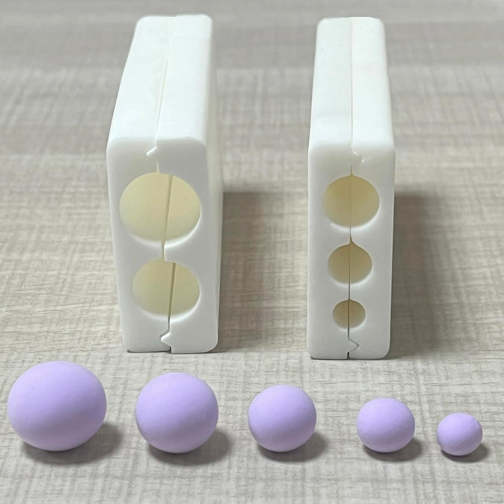 Upgraded Round Polymer Clay Bead Roller for Crafting Beads and Jewelry Making