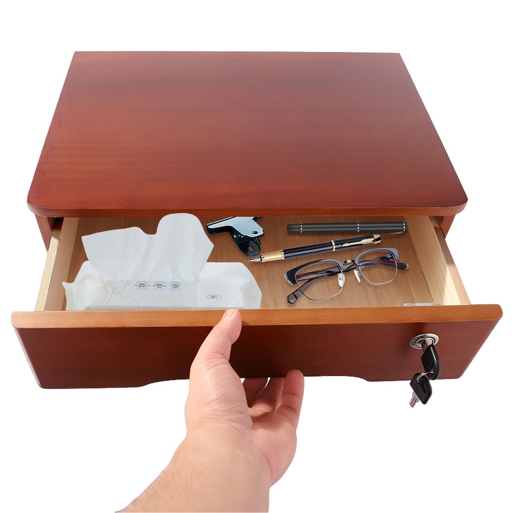 Vintage Desktop Small Wooden Chest of Drawer Storage Cabinet Boxs Organiser Unit