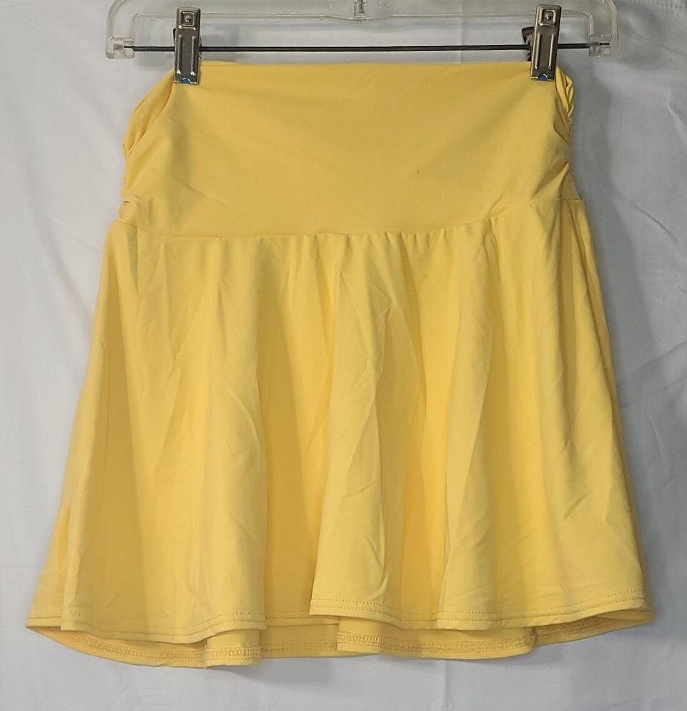 LANDS' END Women's Swim  Skirt  Cover-up Yellow Size XSmall