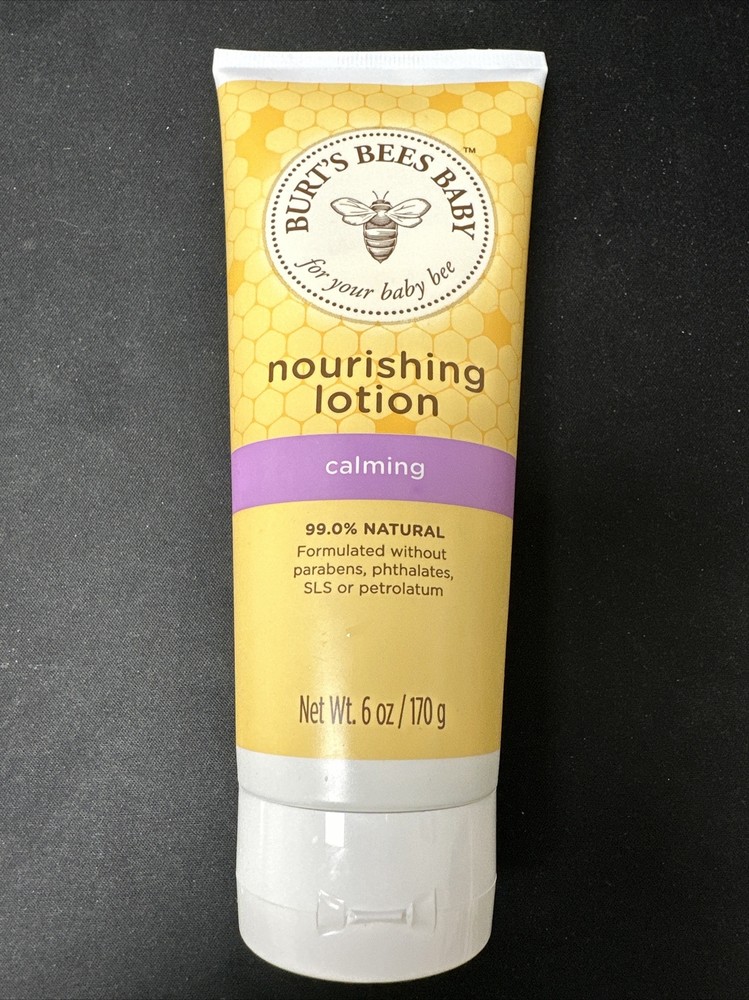 Burt's Bees Baby Calming Nourishing Lotion 6 oz for Sensitive Skin