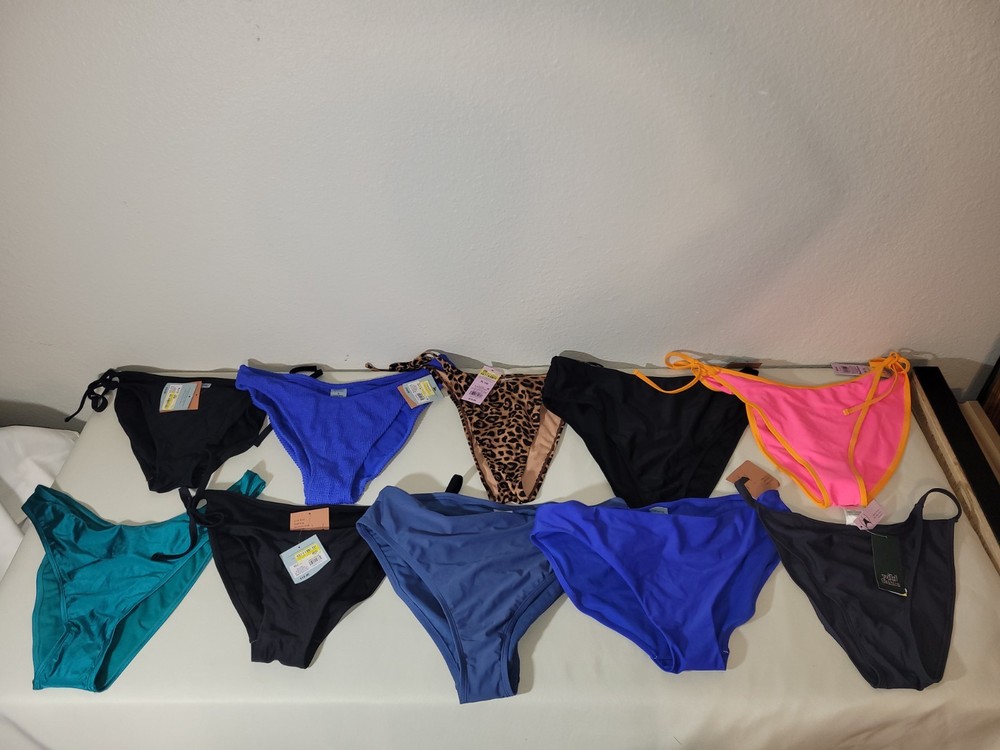 Lot of 10 Women's Target Swim Bottoms Size XL. Brand New ²¹