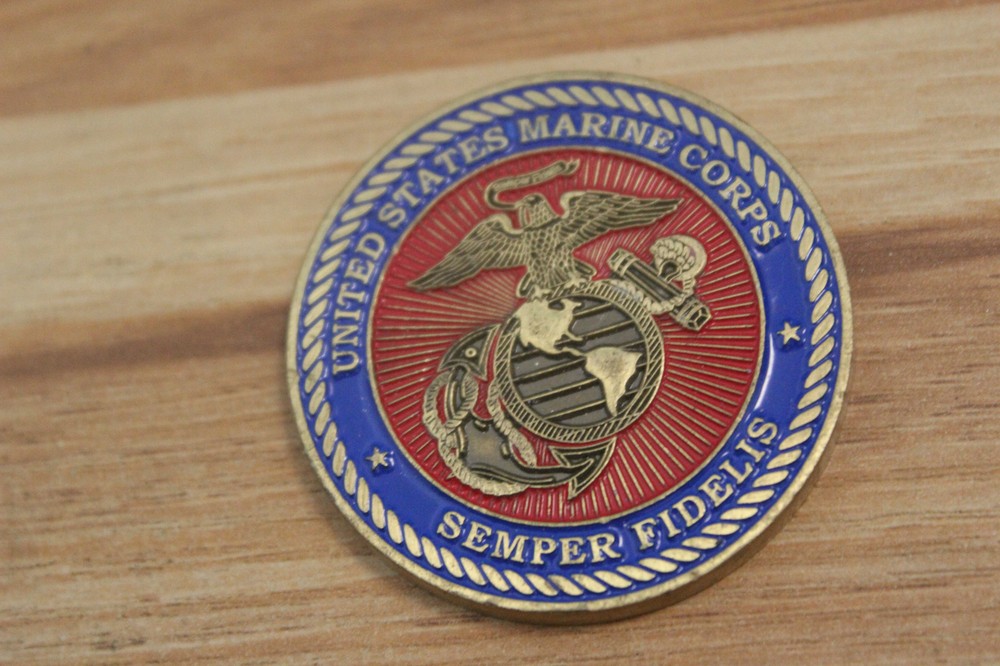 United States Marine Corps Semper Fidelis Challenge Coin