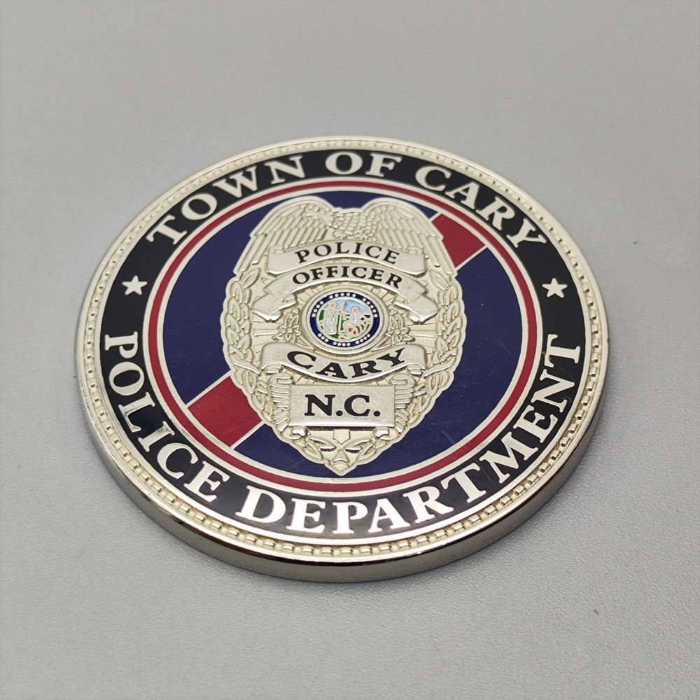 Cary North Carolina Police Officer Challenge Coin