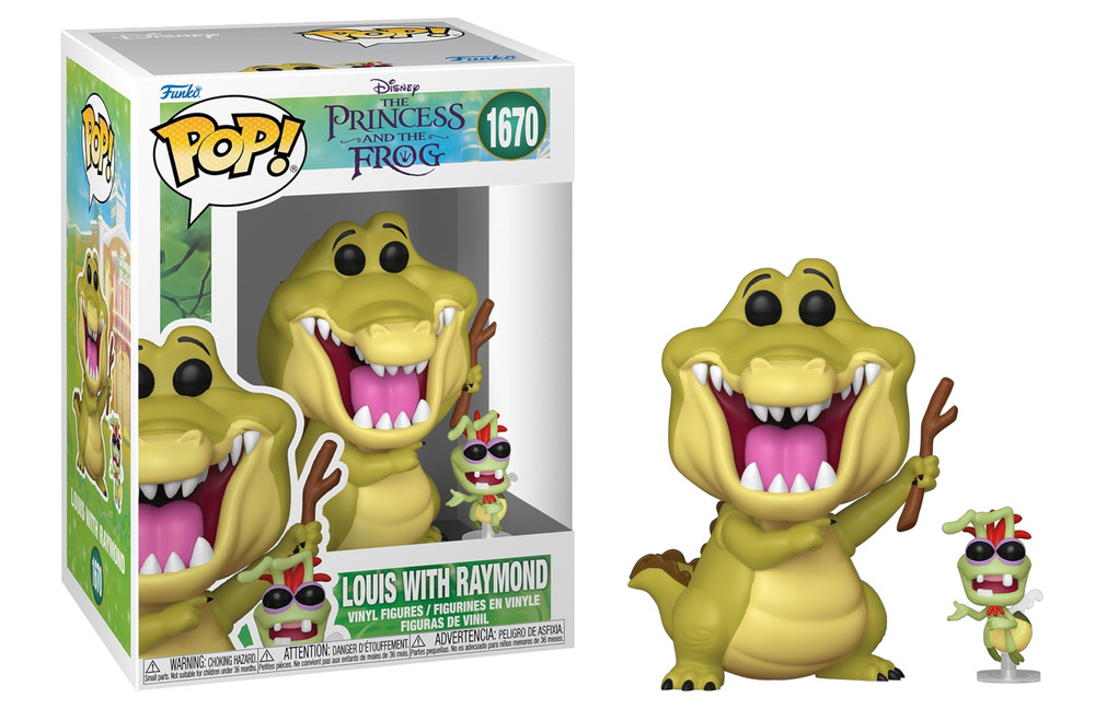 Funko Pop! The Princess and The Frog Louis with Raymond #1670