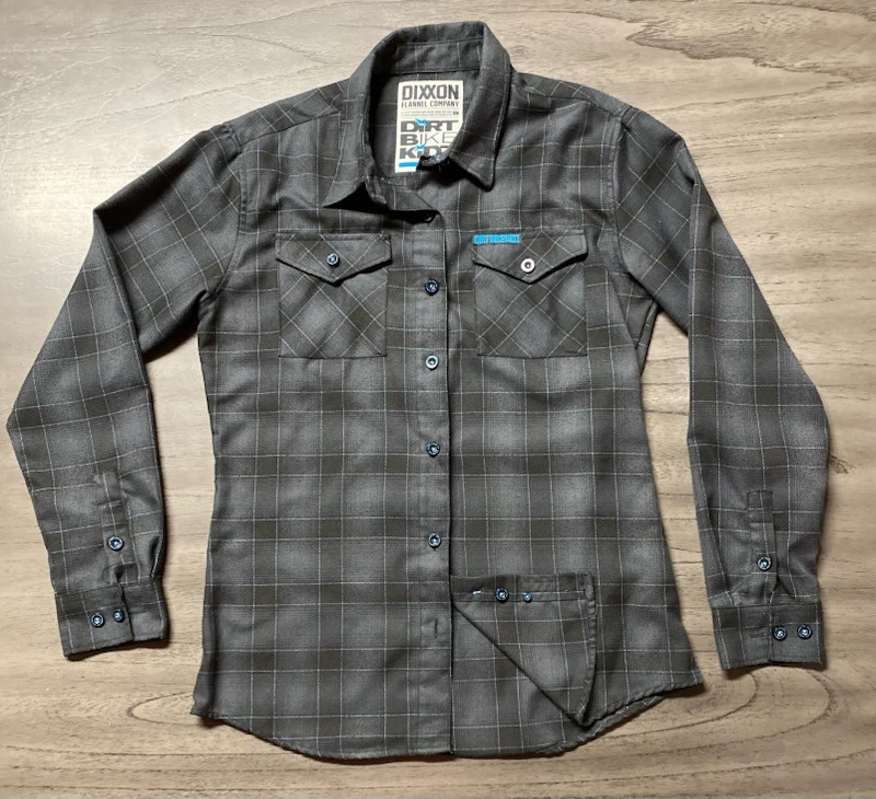 Dixxon Flannel Co Dirt Bike Kidz Women's Large Long Sleeve Button Up Shirt