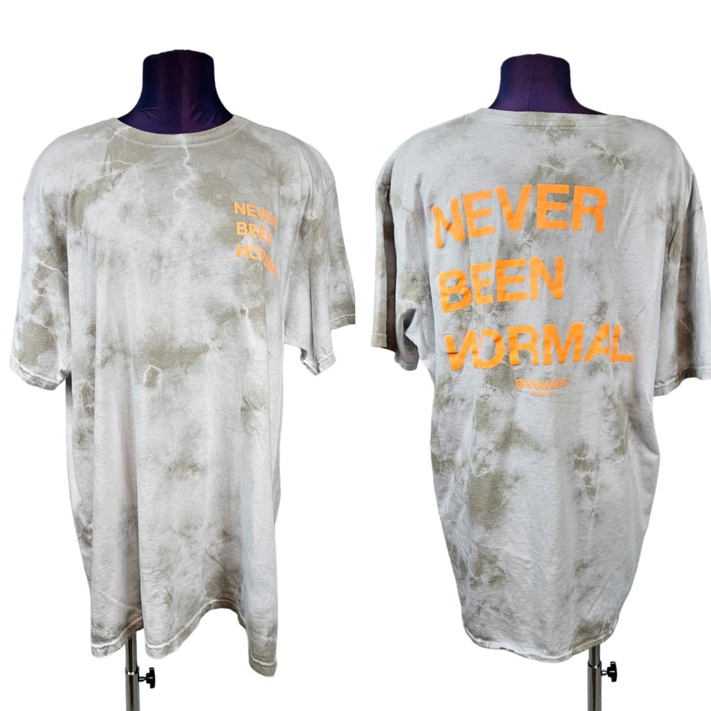 Bananas Monkey Tie Dye Never Been Normal Tee-Shirt Size XXL Unisex Adult R9