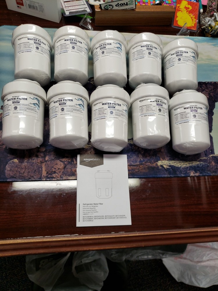 AmazonBasics AMZN-MWF 10-Pack Refrigerator Water Filter Replacement-image