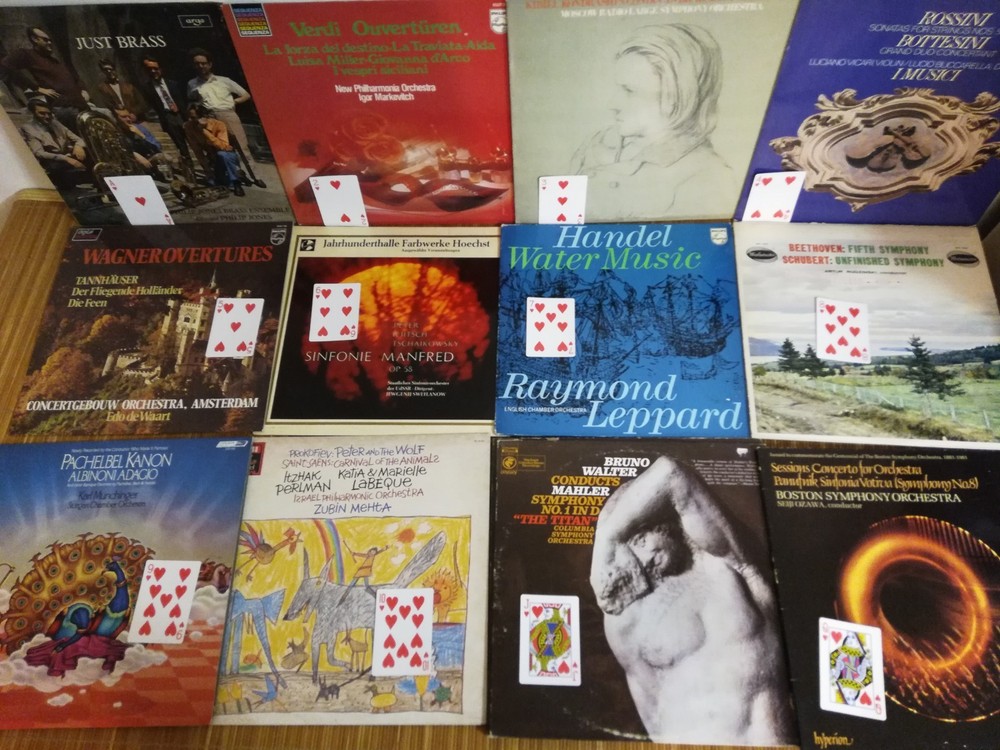 140 Classical LPs lot to pick Bach/Beethoven/Brahms/Mozart/Chopin   4lps=$8